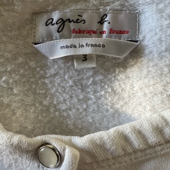 Agnes B. White Cardigan 3 - Picture 2 of 6